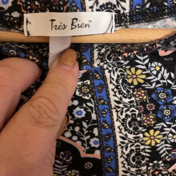 Tres Bien Boho Bell Bottom Pants - Picture 5 of 6